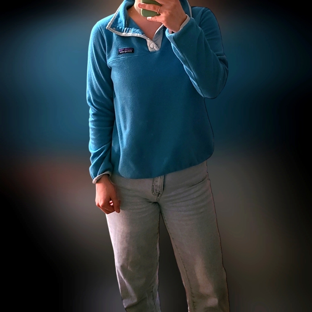 Blue Patagonia Fleece
